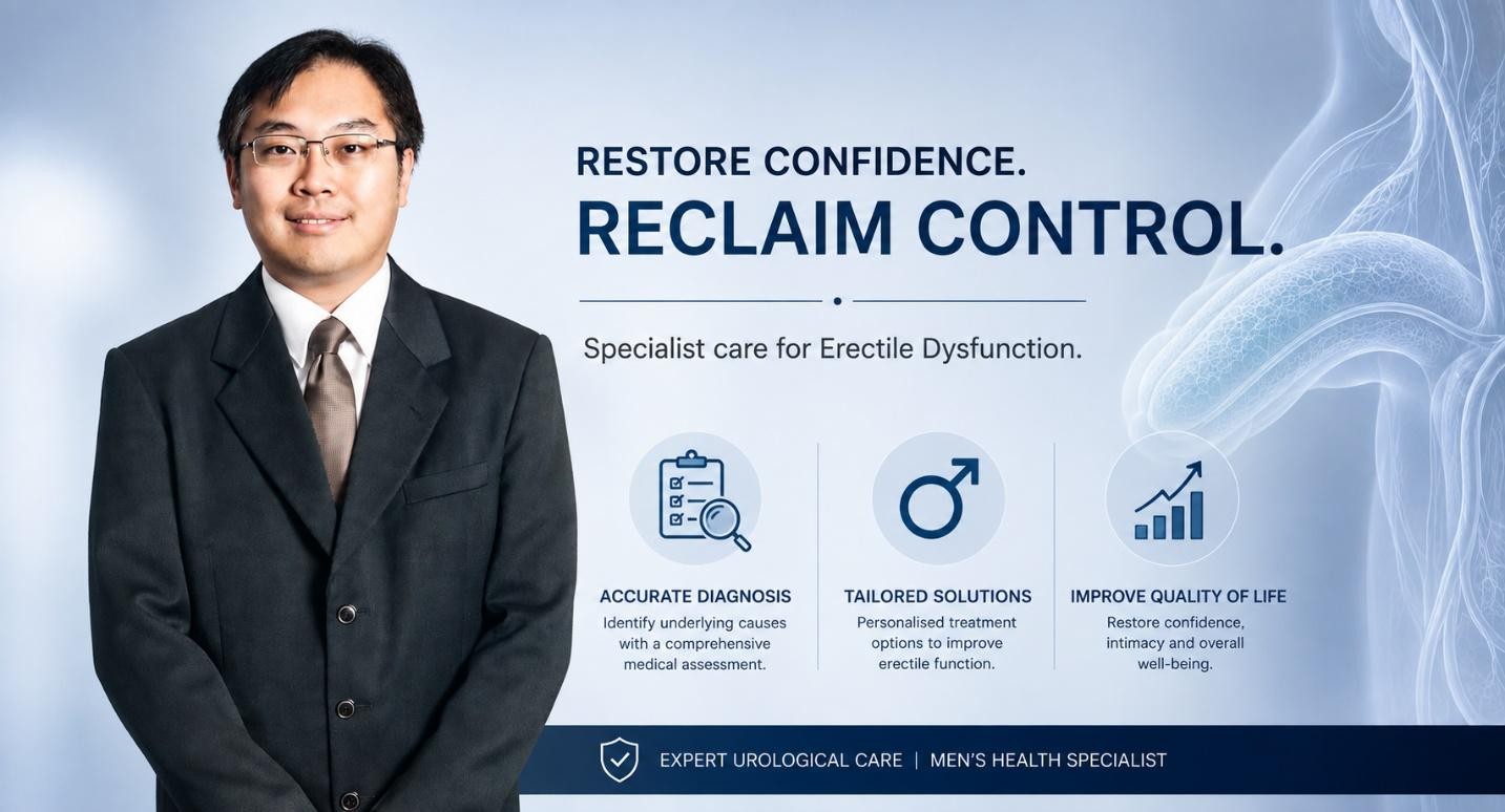 Andrologist for erectile dysfunction Singapore.